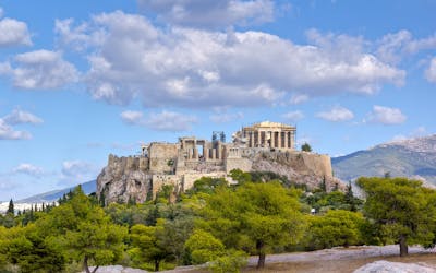Spanish guide walking tour of the Acropolis of Athens